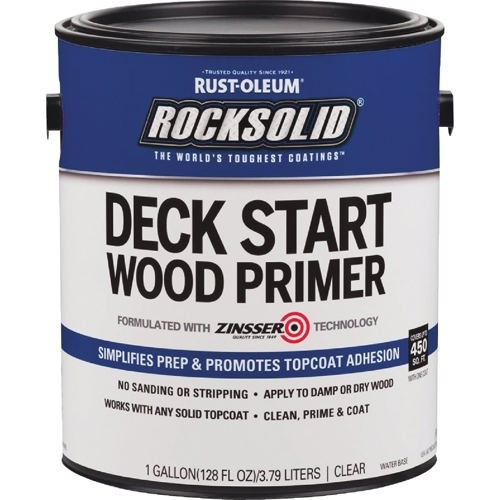 1Pc Rust-Oleum RockSolid Clear Exterior Primer, 1 Gal.