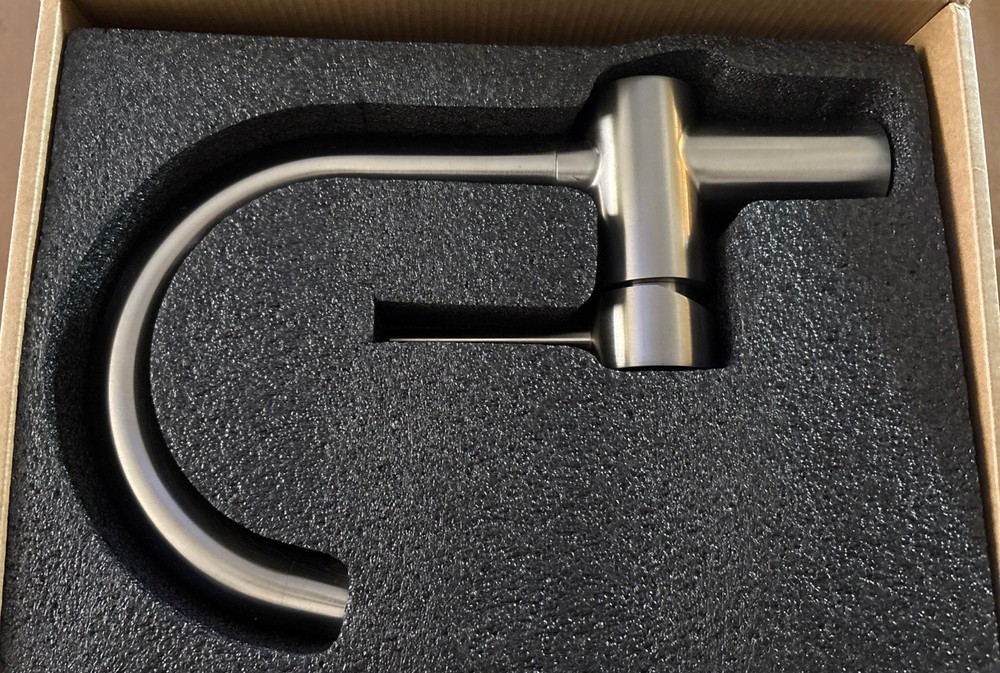 Brushed Nickel Bathroom Faucet Single Handle Modern Prep Wet Bar Sink Faucet NEW