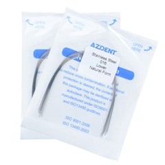 Dental Orthodontic Round Arch Wires Upper &Lower Stainless Steel Nature Form