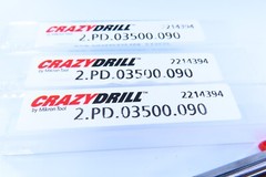 LOT ( 6 ) NEW MIKRON TOOL CRAZYDRILL .1378″ COOL PILOT SOLID CARBIDE PILOT DRILL