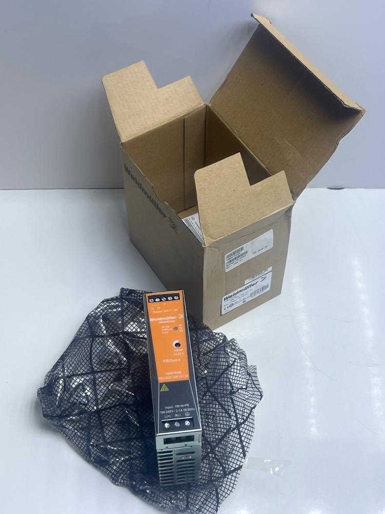 Weidmuller 1469470000 PRO ECO 72W 24V 3A DIN-Rail Power Supply