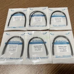 Dental Orthodontic Arch Wire NiTi Stainless Steel Ovoid/Natural Round Wires