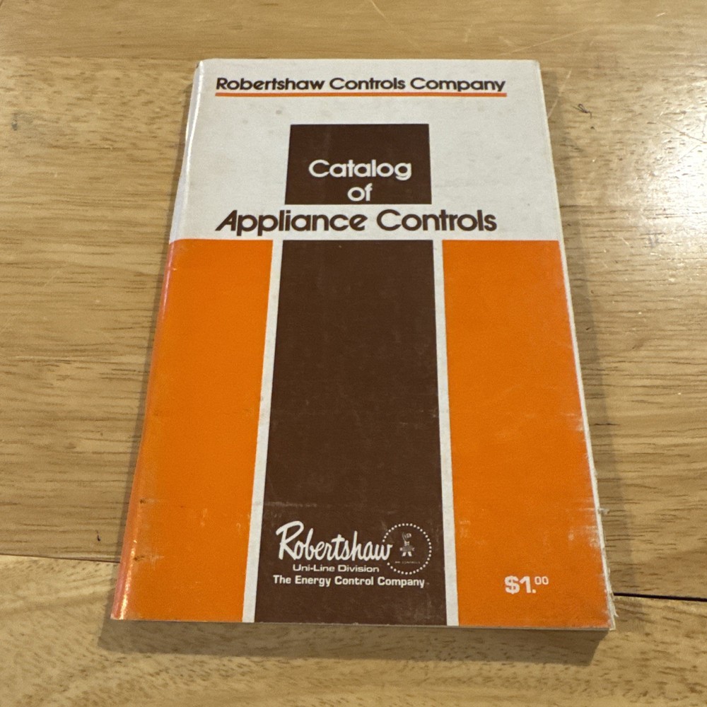 Robertshaw Controls Company Catalog Of Appliance Control 1974
