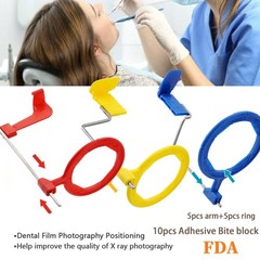 Dental X-Ray Film Kit Positioner Holder 10x Dental Film Holder Sensor Holder