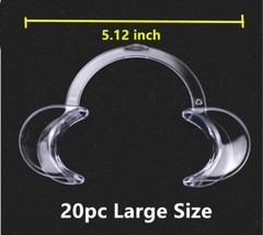 20pc Adult Large Size C-Shape Mouth Opener Lip Dental Cheek Retractors 17 year+