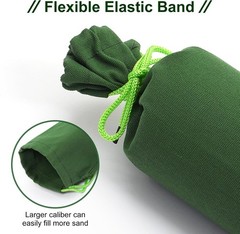 4 Pcs 7′ × 6″ Long Sand Bags for Flooding – Thickened Canvas Flood Protection