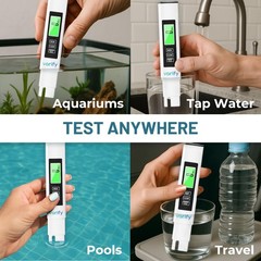 Instant 4-in-1 TDS Meter Digital Water Tester for Drinking | 1 Pack