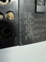GE TQD22200 2 Pole Main Circuit Breaker Type TQD 240V General Electric 200A