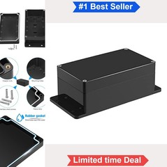 ABS Project Box 6.2 x 3.55 x 2.3 Inch IP65 Waterproof Weatherproof Electronic