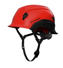 STUDSON SHK-1 Standard Brim Non-Vented Type II Class E Helmet Red L/XL