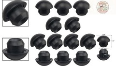 High-Quality 8mm Black Rubber Jack Plugs for Suited Oil Reservoir Protection