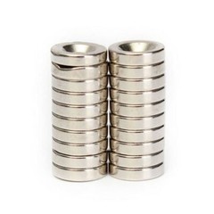 25/50/100x Strong Countersunk Ring Magnet 1/2″x1/8 Rare Earth Neodymium 4mm hole