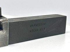 VR WESSON MTGNR 85 5 | Indexable Lathe Holder | 1″ x 1.25″ Shank USED 1pc