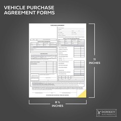 Vehicle Purchase Agreement Forms (2-Part) (100 per pack)