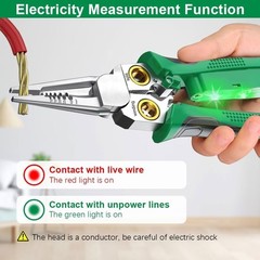 8 In 1 Wire Stripper Wire Stripping Tool with Voltage Tester Cable Cutters New