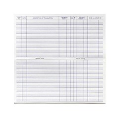 Checkbook Registers for Personal Checkbook, Transactions Ledgers, Pack of 10,…