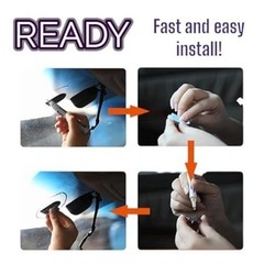 Quick-Cure Rearview Mirror Adhesive, Durable Metal & Glass Bond for All Seasons,