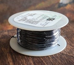 Belden 83001 010 28g Silver Coated Copper Wire, TFE insulation, Black 100ft/30M