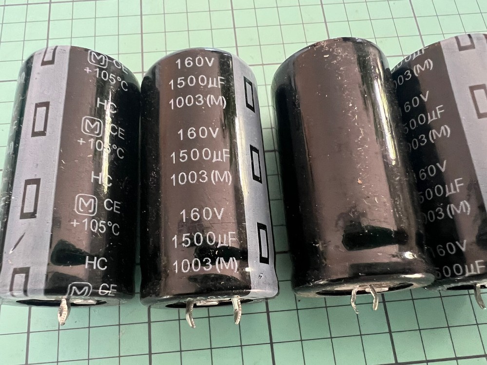 aluminum electrolytic capacitors – snap in 1500 Uf 160V Panasonic (4p) 25X47mm