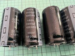 aluminum electrolytic capacitors – snap in 1500 Uf 160V Panasonic (4p) 25X47mm