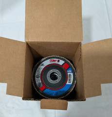CGW Flap Disc: 4-1/2" Dia, 7/8" Hole, Aluminum Oxide, Type 29 Box of 1