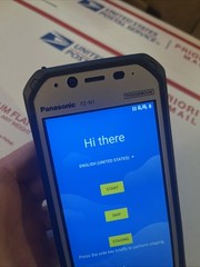 Good Panasonic FZ-N1EB ToughBook Mobile HandHeld Scanner 32GB Dual Sim Unlocked
