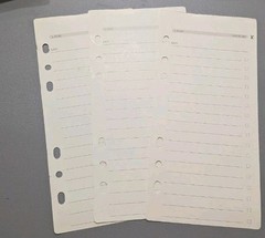 Vtg 1990s-2000s Authentic Louis Vuitton GM Agenda Refill Pages & Plastic Pockets