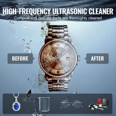 40kHz 60L Ultrasonic Cleaner 180W Heater Timer Stainless