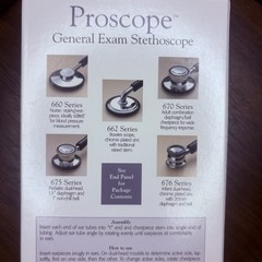 ProScope 660LV Stethoscope Lavender Size 31.5” For Blood Pressure New In Package