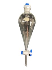 PYREX 500mL Squibb Separatory Funnel w/ Stopcock #22 Stopper Neck 6404-500