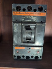 Westinghouse KAM Frame Mining Circuit Breaker. Model: 2602D86G12