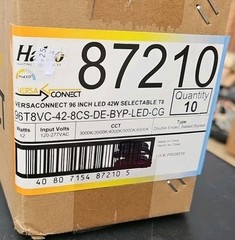 Halco LED Light Bulb 87210 42W T8 CCT, 96 Inch -10 PACK