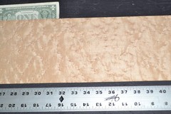 Birdseye Maple Raw Wood Veneer Sheet 6 x 60 inches 1/42nd thick 35138-80