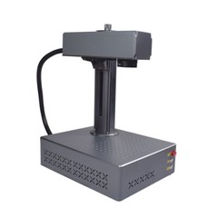 Auto Focus 100W JPT Mopa Fiber Laser Engraver Machine Color Marking Electronic Z