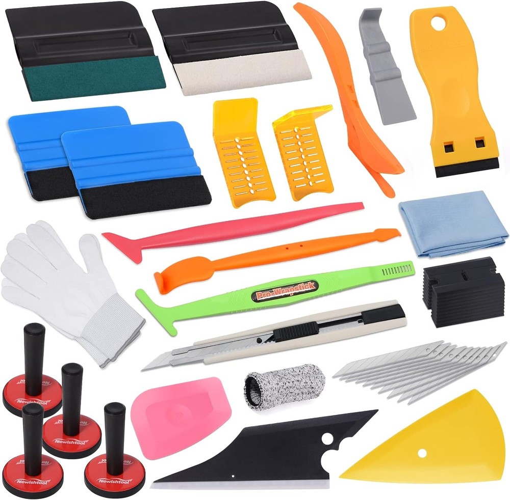 Pro Vinyl Wraps Applicator Tool Kit Window 8.7 x 6.02 x 1.69 inches, Yellow