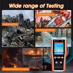Nuclear Radiation Detector Geiger Counter Rechargeable Dosimeter 5 Units X-ray