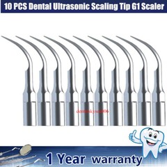 1-20*Dental Ultrasonic Piezo Scaler Scaling Tips G1 Fit EMS/Woodpecker Handpiece