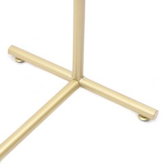 Golden Vintage Clothing Storage Shelf Garment Rack Clothes Hanger Industrial