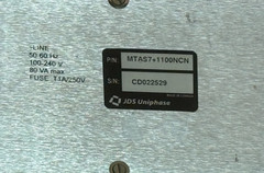JDS Uniphase MTAS7+1100NCN Optical Attenuator 1200–1700nm, 0.05dB,MTA300