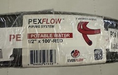 PEX B Tubing Non-Barrier for Potable Water 1/2in x 100ft Red New