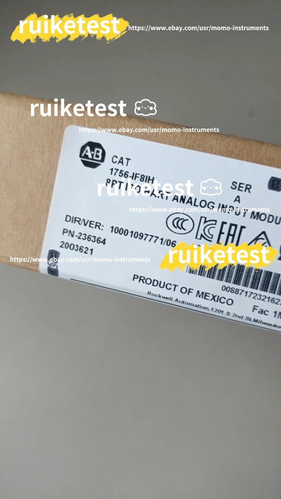 New Factory Sealed Allen-Bradley 1756-IF8IH /A 8Pt Analog Input Module 1756IF8IH