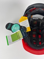 STUDSON SHK-1 Standard Brim Non-Vented Type II Class E Helmet Red L/XL