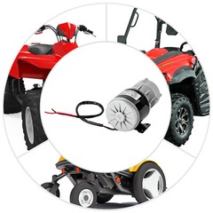 High Power 12V 250W Gear Reduction DC Motor For E-Bike Scooter ATV