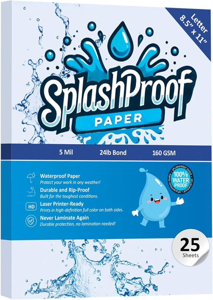 Printer Paper 8.5 Inches By 11 Inches Waterproof Coping Paper Laser Printer