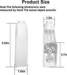 For GE WB07K10043 JBP78WY5WW JBP30WA2WW JBP66WY4 Range Oven Door Handle End Cap