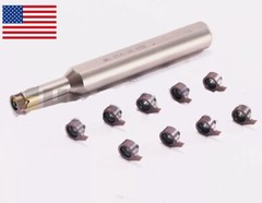 New Indexable Turning Tool Miniature Internal Grooving + 1.5mm Grooving Inserts