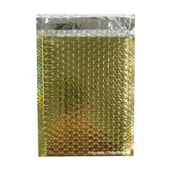 1000 #000 Glamor Metallic Gold Poly Bubble Mailers Envelopes Bags 4×8 Extra Wide