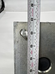 Larcaster Caster Wheel Assembly LC8651, 5×7 in Slotted Plate, Zerk Axle, L2012