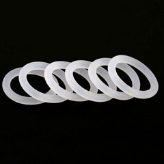 Food Grade Silicone Rubber O Rings Gasket Cross Section 5mm ID 17mm-150mm
