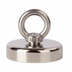 400 Lbs Fishing Magnet Kit Pull Force Strong Neodymium Rope Carabiner Hunting